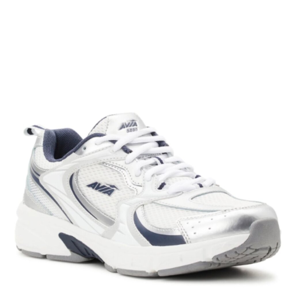 Avia Women's 5000 Performance Sneakers, Running Athletic Shoes, Silver